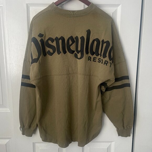 Disneyland Army Green Spirit Jersey Medium Oversized - Picture 1 of 9